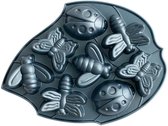 bakvorm geluksbeestje - vlinder - lieveheersbeestje - bij - libelle - aluminium - 8 x 150 ml