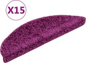 vidaXL-Trapmatten-15-st-56x17x3-cm-violet