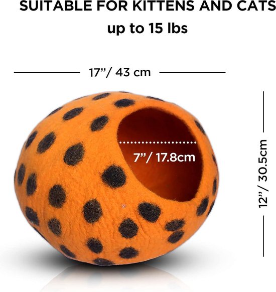 The Meowfia Felt Cat Cave Is Gorgeous-But Is It Practical for Cats