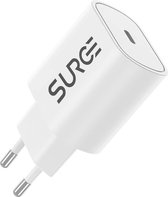 Surge 25W USB C Adapter - Oplader geschikt voor o.a. Samsung en Apple iPhone - Snellader met PD 3.0
