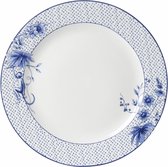 Heinen Delfts Blauw | Dinerbord met Aapjes | Ø 26,5 cm