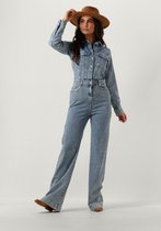 7 For All Mankind Luxe Jumpsuit Morning Sky Jumpsuits Dames - Lichtblauw - Maat M