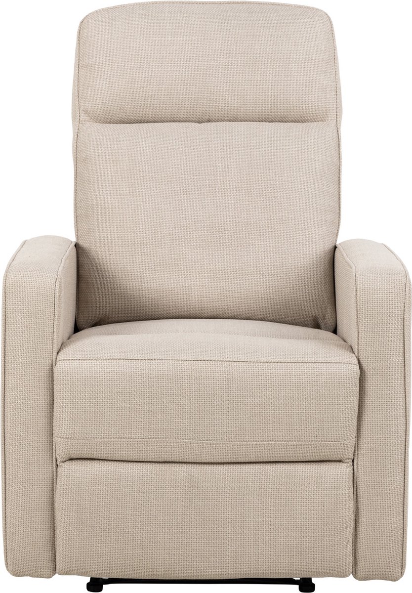 Relaxfauteuil Beige Stof - 72x91x103cm - Alvito - Giga Living