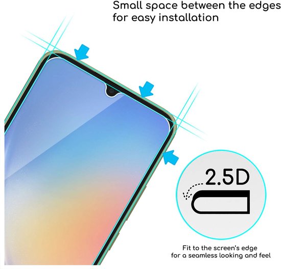 ebestStar - Verre Trempé x2 compatible avec Samsung Galaxy A34 5G, Vitre Protection, Film Anti Casse, Anti Rayures, Sans bulles