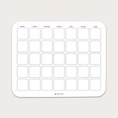 GreenStory - Tableau blanc collant - Calendrier mensuel L