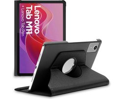 ebestStar - Hoes geschikt voor Lenovo Tab M11, Roterende Etui, Case, 360° Draaibaar hoesje, Zwart