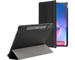 ebestStar - Hoes geschikt voor Lenovo Tab P12 Pro, Slanke Design PU Lederen Etui, Automatische Slaap/Wake, SmartCase hoesje, Zwart