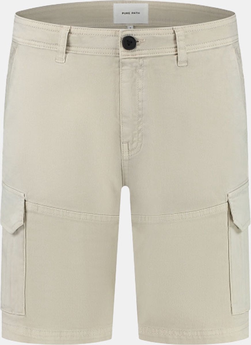 Purewhite Garment Dye Cargo Shorts