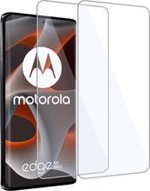 2x Geschikt voor Motorola Edge 50 Pro - Screenprotector - Beschermglas - GuardCover