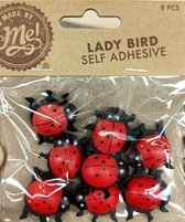 Lieveheersbeestjes zelfklevend - LB.105 - lady bird self adhesive - decoratie stickers