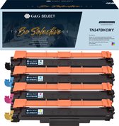 G&G Select XL Premium Toner Geschikt voor Brother TN-243CMYK TN-247CMYK Multipack 4 Kleuren