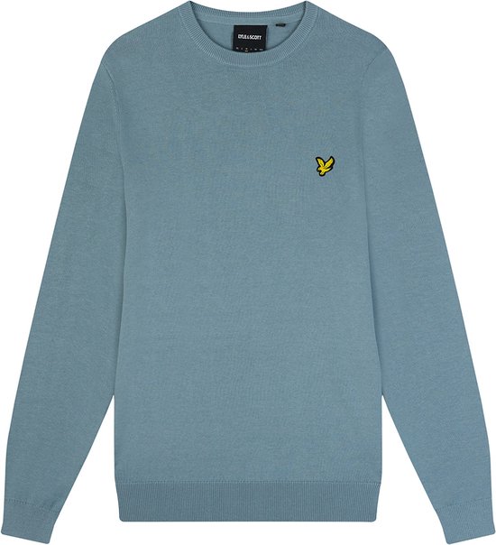 Lyle & Scott Cotton Crew Neck Jumper Polo's & T-shirts Heren - Polo shirt - Beige - Maat M