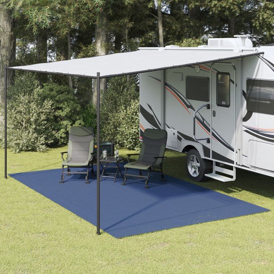 vidaXL - Tenttapijt - 5x3 - m - blauw van Merkloos — afbeelding 4
