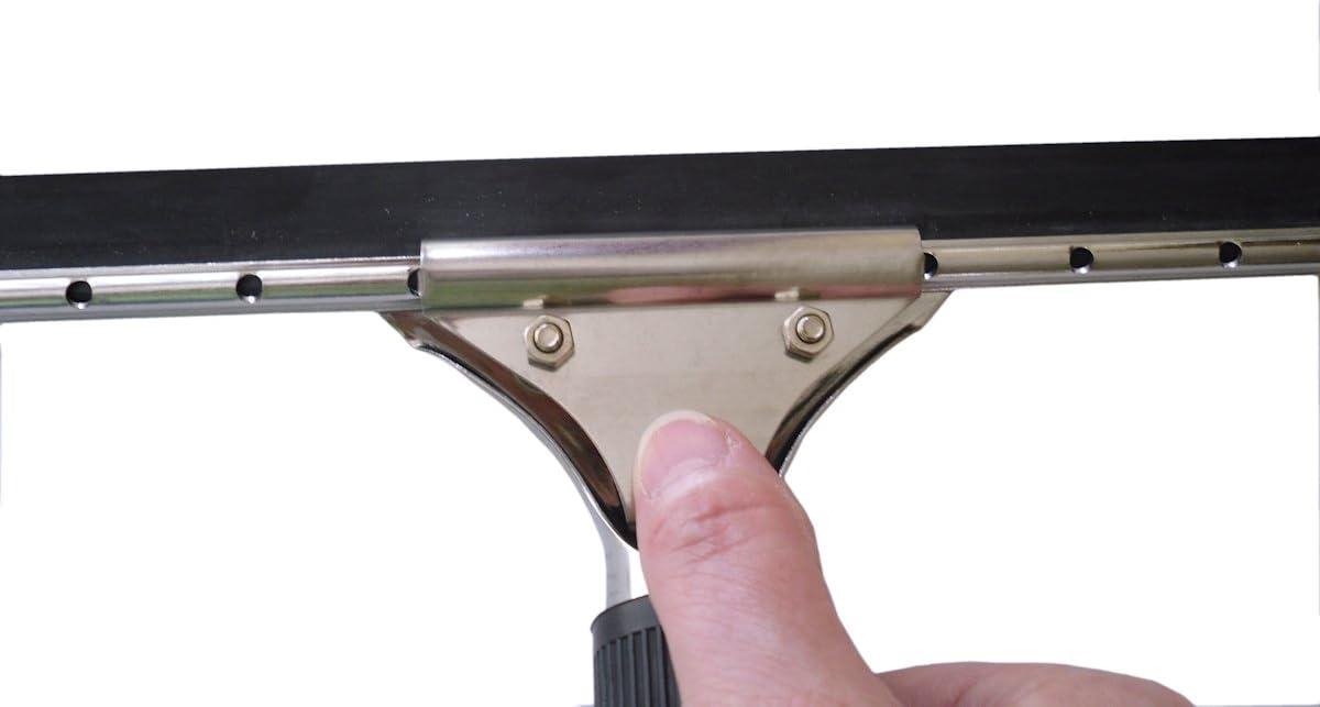 Goedkoopste Professionele RVS Raamwisser met Rubber Blade - 15cm/25cm/35cm/45cm - Badkamer Douche Scherm Cleaner Tegels Glas Window wiper