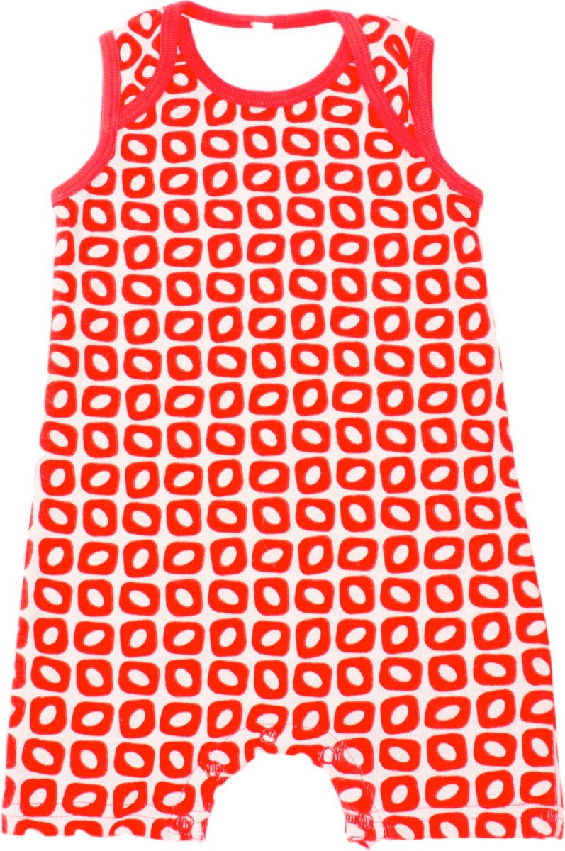 Ducksday - romper - baby - unisex - Funky Red — afbeelding 4