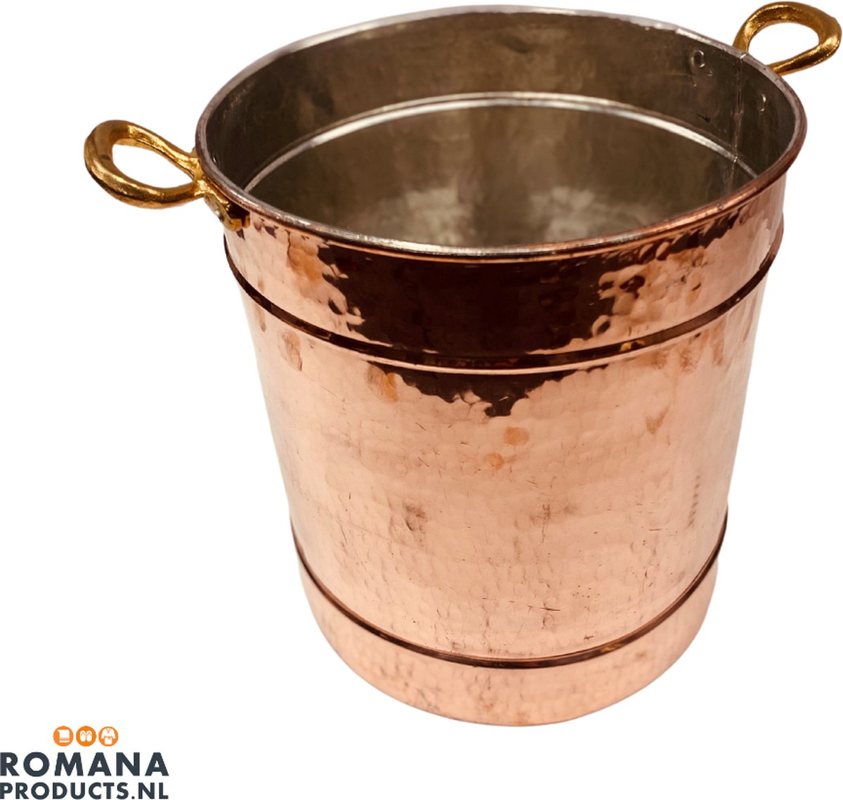 Romana Products - Koperen Hamam Emmer - Luxe Accessoire voor Sauna en Wellness