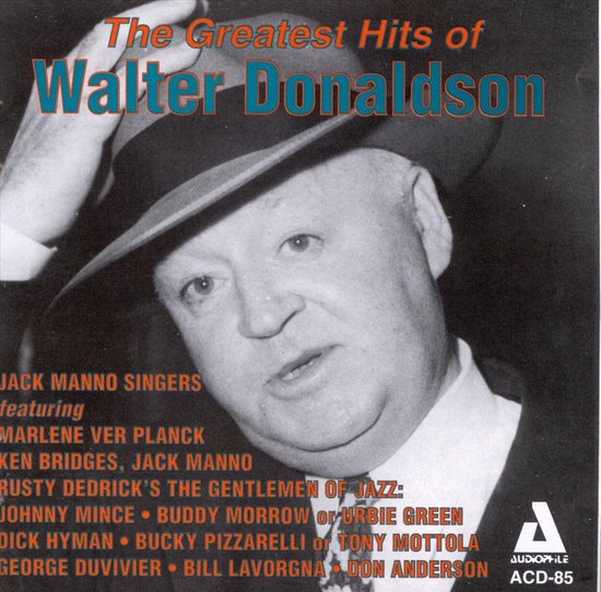 Jack Manno Singers, Gentlemen Of Jazz - The Greatest Hits Of Walter Donaldson (CD)