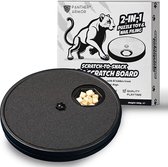 Panther Armor Hondenkrabplank met Behandelbox, Stressvrij Nagelknippen, Schuurpapier Oppervlak, Zwart, Alternatief voor Nagelschaartjes en Slijpers
