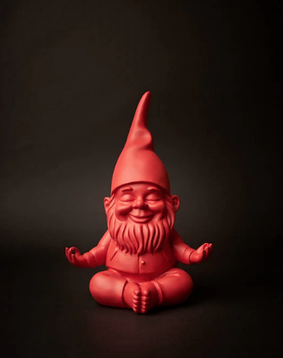 BLOGO Design The Nani’s Collection “Giulio Small Red (Yoga) ” Polyresin Decoratie W 5,5 x L 7,5 x H 9,5 cm WEIGHT 99g