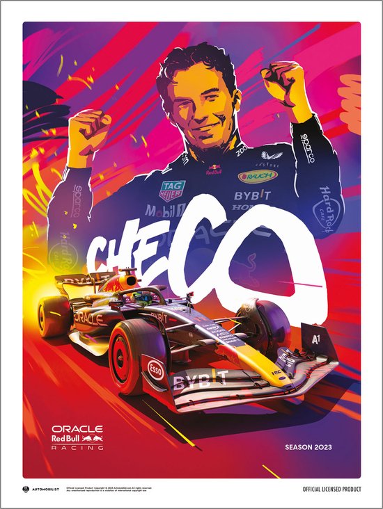 Sergio Pérez 2023 Art Print 40x50cm | Poster