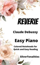 Reverie Easy Piano Sheet Music with Colored Notation