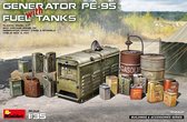 1:35 MiniArt 35662 PE-95 Generator met Brandstofvaten - Drums en JerryCans Plastic Modelbouwpakket