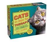 Cats Are Cheaper Than Therapy Boxed Scheurkalender 2025