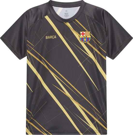 Maillot d'entraînement FC Barcelona noir enfant