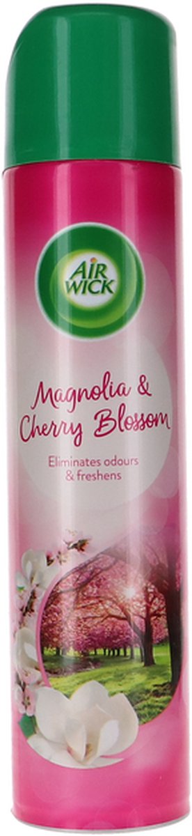 Airwick Luchtverfrisser Spray Magnolia & Cherry Blossom- 2 x 300 ml voordeelverpakking