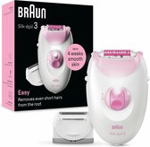 Bol.com Braun Silk Epil Series 3 3-031 Epilator Roze One Size / EU Plug 220V aanbieding
