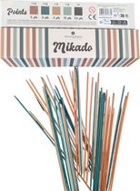 Mikado - Bamboo - papier - moderne zachte kleuren - 20cm - decoratie - reisspel