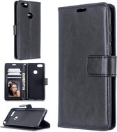 Bookcase Geschikt voor: Motorola Moto E6 Play - Zwart - portemonnee hoesje