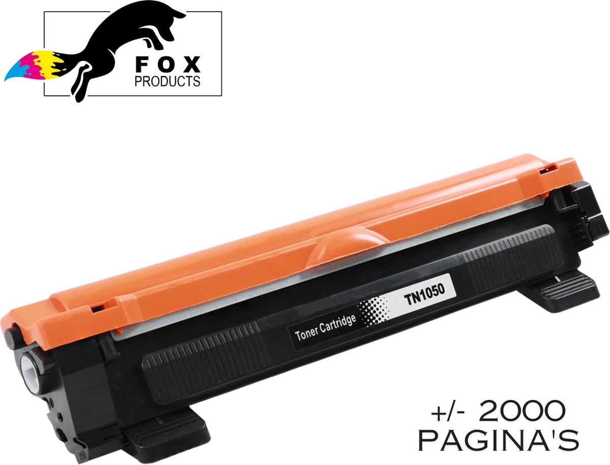 FoxProducts® TN-1050 TN-1030 TN-1000 +/-2000pagina - HL-1112 HL-1110 DCP-1610W DCP-1612W HL-1210W DCP-1510 DCP-1510 HL-1212W HL-1110R HL-1110R DCP-1510E DCP-1510R HL-1112R HL-1112E HL-1110E MFC-1810 MFC-1910W TN1000 TN1030 TN1050