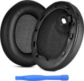 MMOBIEL Coussinets d'oreille pour casque Sony WH-1000XM4 à réduction de bruit – Mousse à mémoire de forme et protéines en PU – Coussinets pour casque d'isolation phonique – Zwart