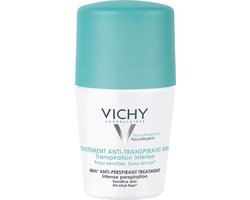Vichy Deodorant Intense Transpiratie roller 48 uur 50ml gevoelige huid