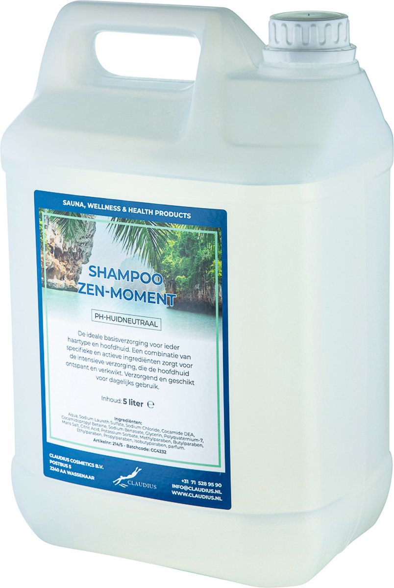 Shampoo Zen Moment 5 Liter - Navulling - Haarverzorging