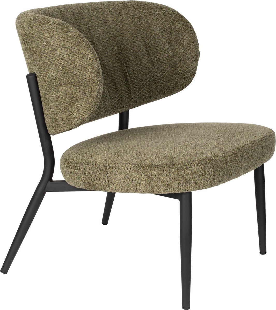 Housecraft Living Sanne Loungestoelen/ Fauteuil Groen Grijs