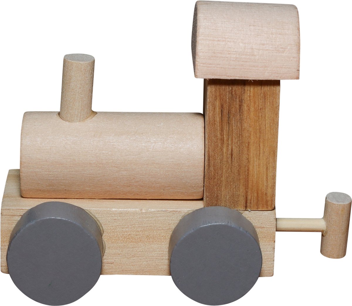 Goedkoopste Jep Letters Locomotief - Grijze Wielen / Houten Trein