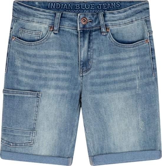 Indian Blue Jeans - Korte Broek - Light Denim - Maat 128