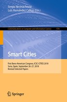 Communications in Computer and Information Science 978 - Smart Cities