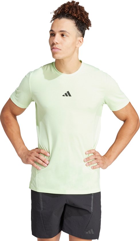 adidas Performance Designed for Training Workout T-shirt - Heren - Groen- XS