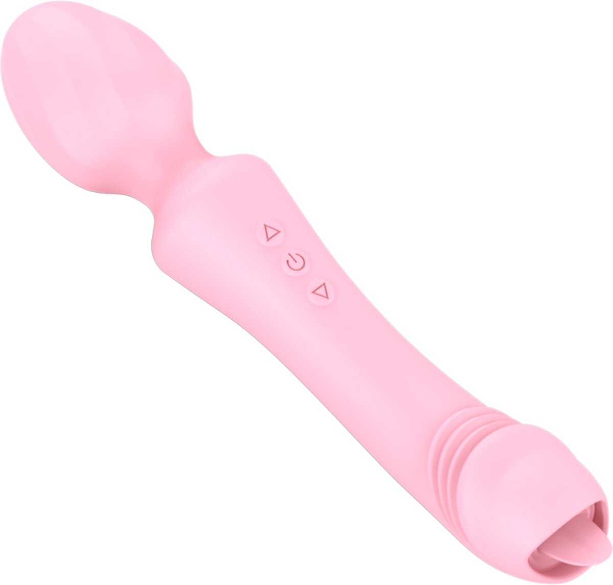 Cupitoys® Wand Vibrator - Tong Vibrator - Vibrators Voor Vrouwen - 20 Standen - Lichtroze