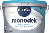 Bol.com Histor Monodek Muurverf Mat - Dekt in 1 Laag - Afwasbaar - Geschikt voor Binnen - 2.5L - RAL 9010 aanbieding