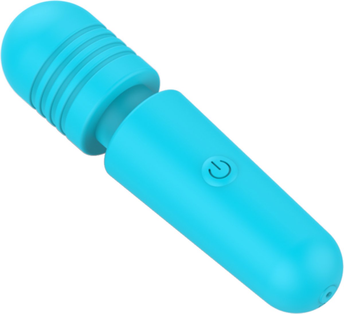 Goedkoopste Cupitoys® Wand vibrator - 10cm - Lichtblauw - 14 standen - Vibrators voor vrouwen en mannen - Sex toys voor vrouwen en mannen