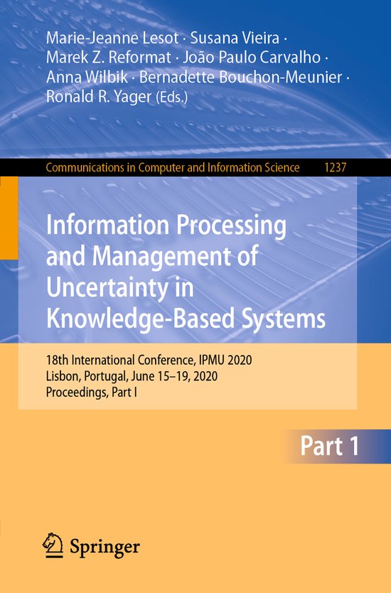 Communications in Computer and Information Science1237- Info ... - cover