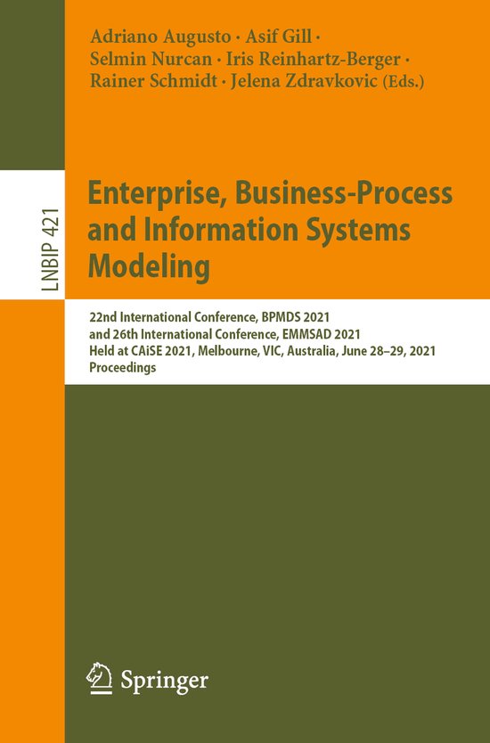 Lecture Notes in Business Information Processing421- Enterpr ... - cover