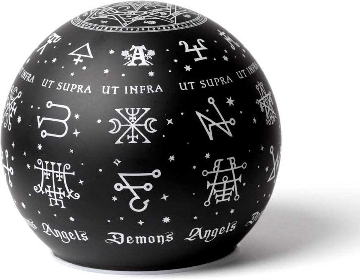 Alchemy - Angels & Demons Globe Light Tafellamp - Zwart