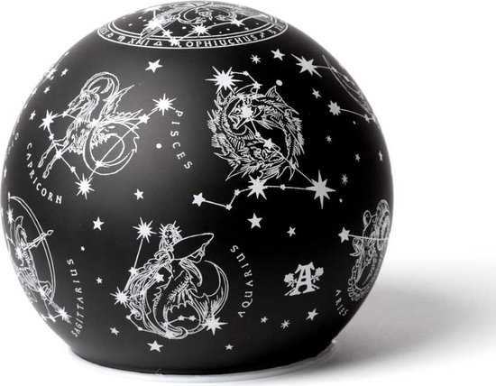 Alchemy - Lampe de table lumineuse Globe astrologie Alchemy - Zwart