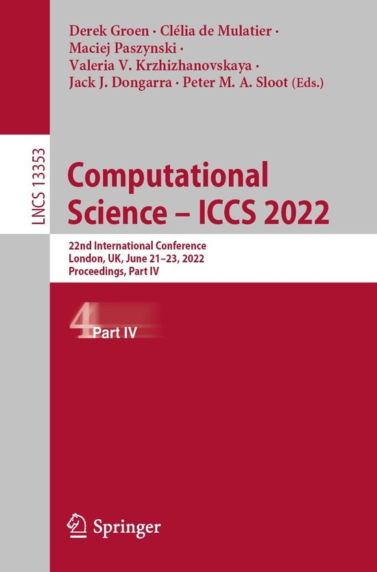Springer Nature Proceedings Computer Science 4 - Computation ... - cover