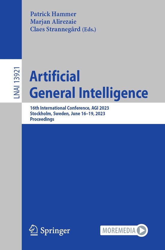 Springer Nature Proceedings Computer Science - Artificial Ge ... - cover